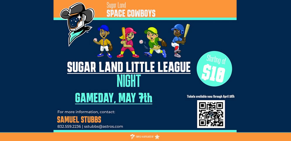 Sugar Land Little League Night
